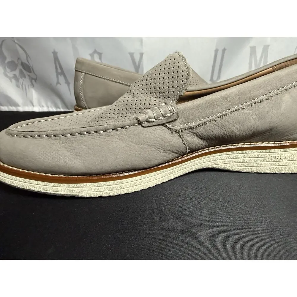 Johnston & Murphy Mens 8M Upon Loafers Gray True Foam